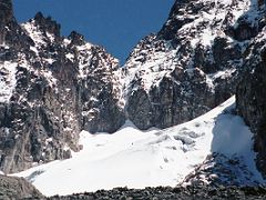 07A Tyndall Glacier From Trail Near Emerald Tarn On The Mount Kenya Trek October 2000